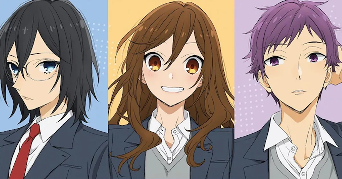 Horimiya ฉบับอนิเมะปล่อยภาพภาพตัวละครหลักทั้ง 9 คน