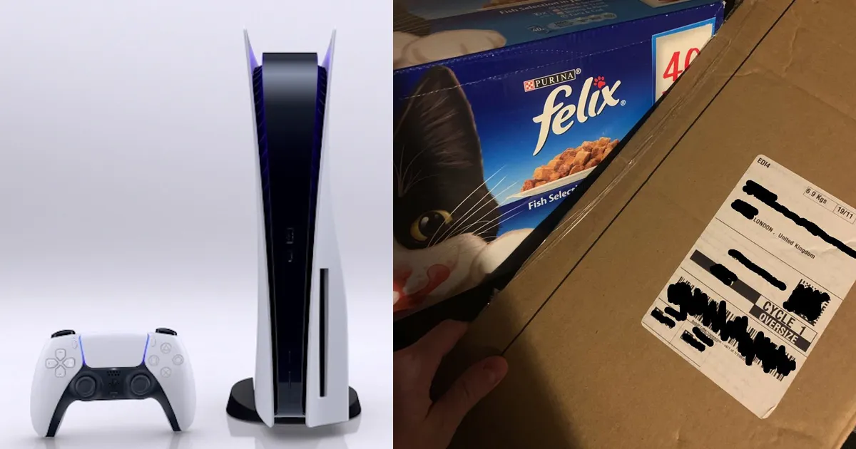 PlayStation 5 อังกฤษถูกโจรเปลี่ยนไส้ในระหว่างการส่งของโดย Amazon