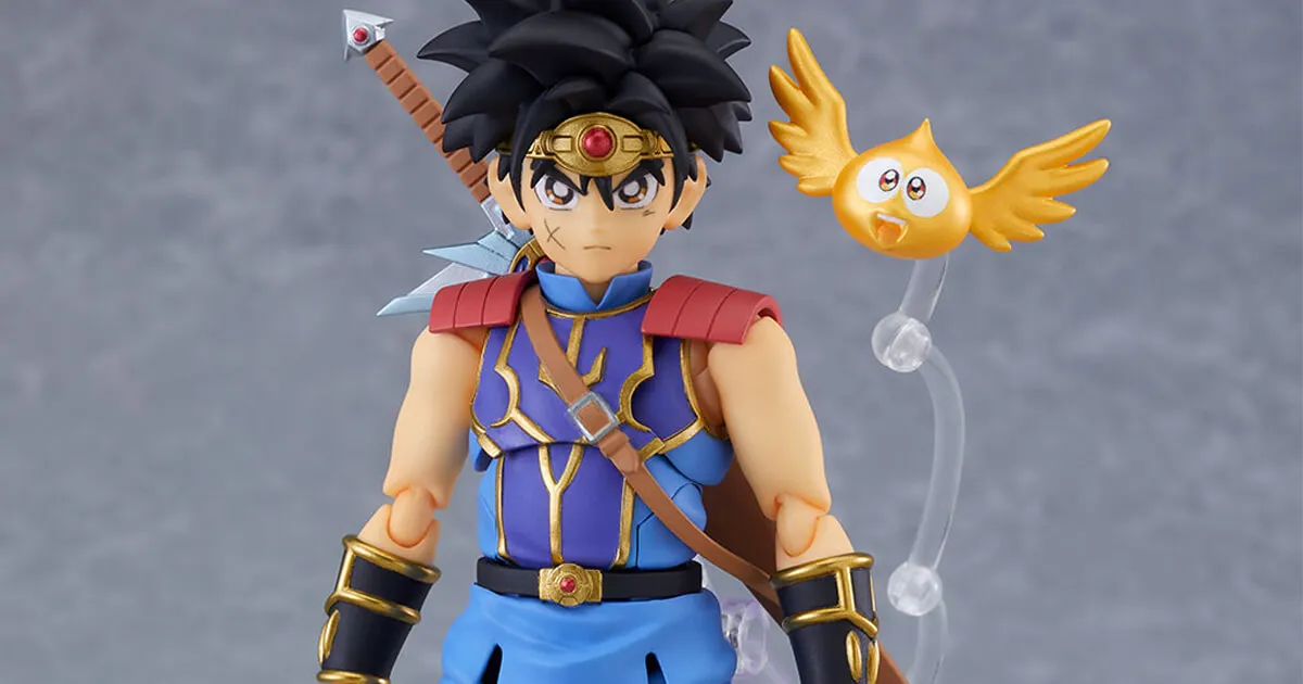 Dragon Quest The Adventure of Dai โชว์ภาพ Dai ในซีรีส์ figma แบบลงสี