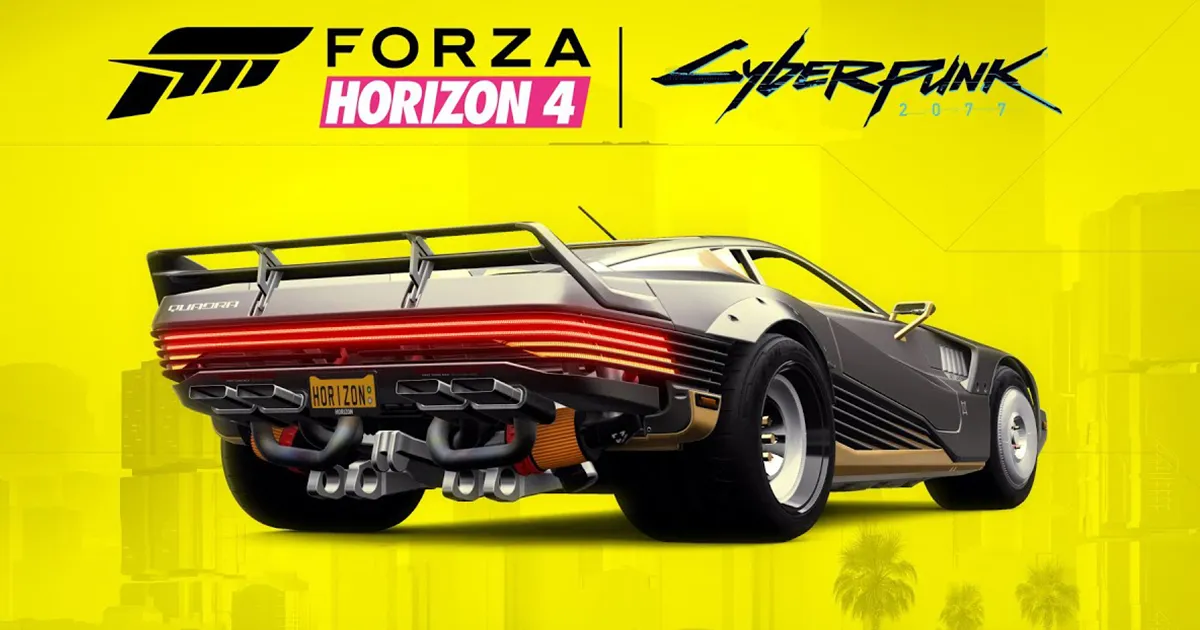 Forza Horizon 4 เพิ่มรถ Quadra จากเกม Cyberpunk 2077 ให้ไปขับเล่นฟรี