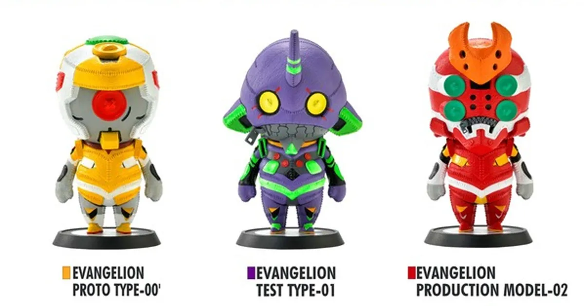 ฟิกเกอร์เหล่าหุ่น EVA ตัวหลักในสไตล์ Cutie1 สุดน่ารักจาก Evangelion