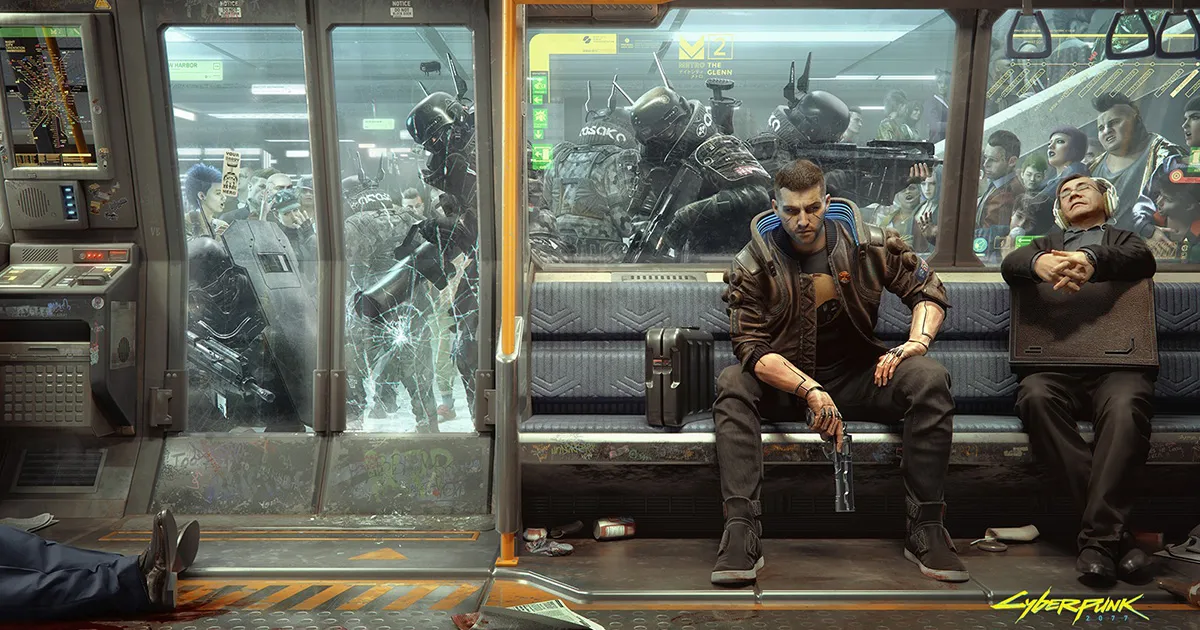 Cyberpunk 2077 ผู้เล่นพบสถานีรถไฟฟ้าภายในเกม ที่ยังทำออกมาไม่สมบูรณ์