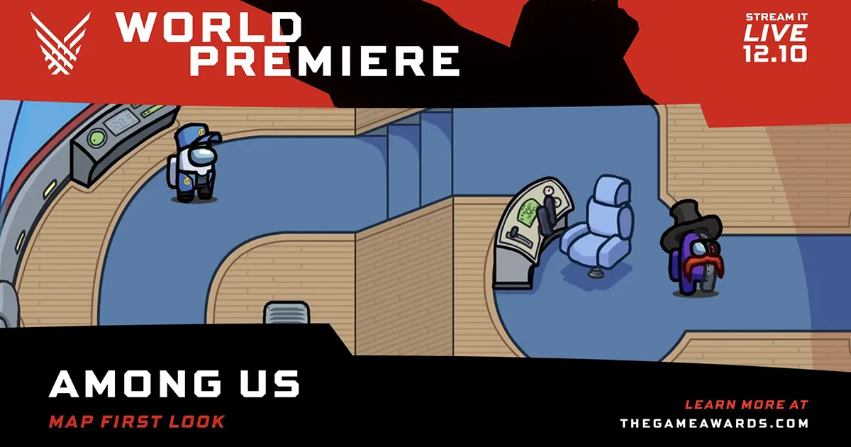 รอชม! Among Us จะเผยข้อมูลแผนที่ใหม่ภายในงาน The Game Awards