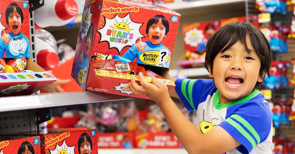 Ryan Kaji หนูน้อย 9 ขวบ สร้างรายได้จากการเป็นยูทูบเบอร์ถึงเกือบ 900 ล้านบาท