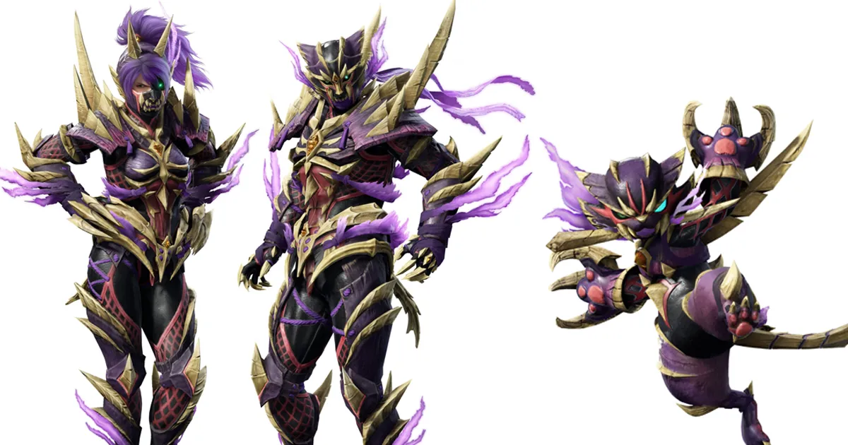 Monster Hunter Rise เผยภาพชุดเกราะ Magnamalo ที่จะมาพร้อมกับ Amiibo