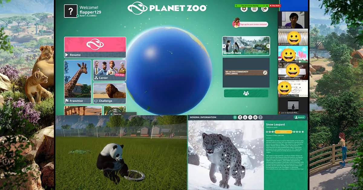 อาจารย์โรงเรียนสุรวิวัฒน์ ใช้เกม Planet Zoo ช่วยเป็นสื่อการสอน