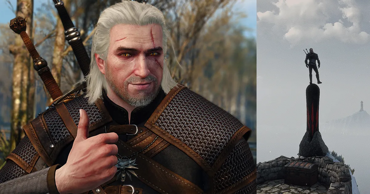 โหลดไหม? ม็อดที่ทำให้ Geralt จากเกม The Witcher 3 เล่นสโนว์บอร์ดได้