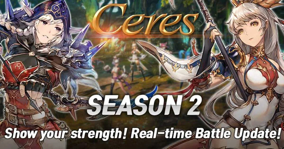 Ceres M เกมมือถือสุดมันส์ยกเครื่องใหม่ก้าวสู้ Season2 พร้อมอัปเดตมากมาย