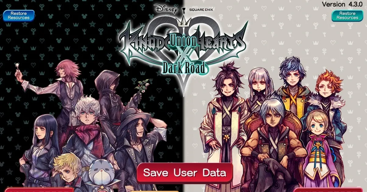 Kingdom Hearts Union X และ Dark  Road ประกาศสิ้นสุดการให้บริการสิ้นเดือนพฤษภาคมนี้