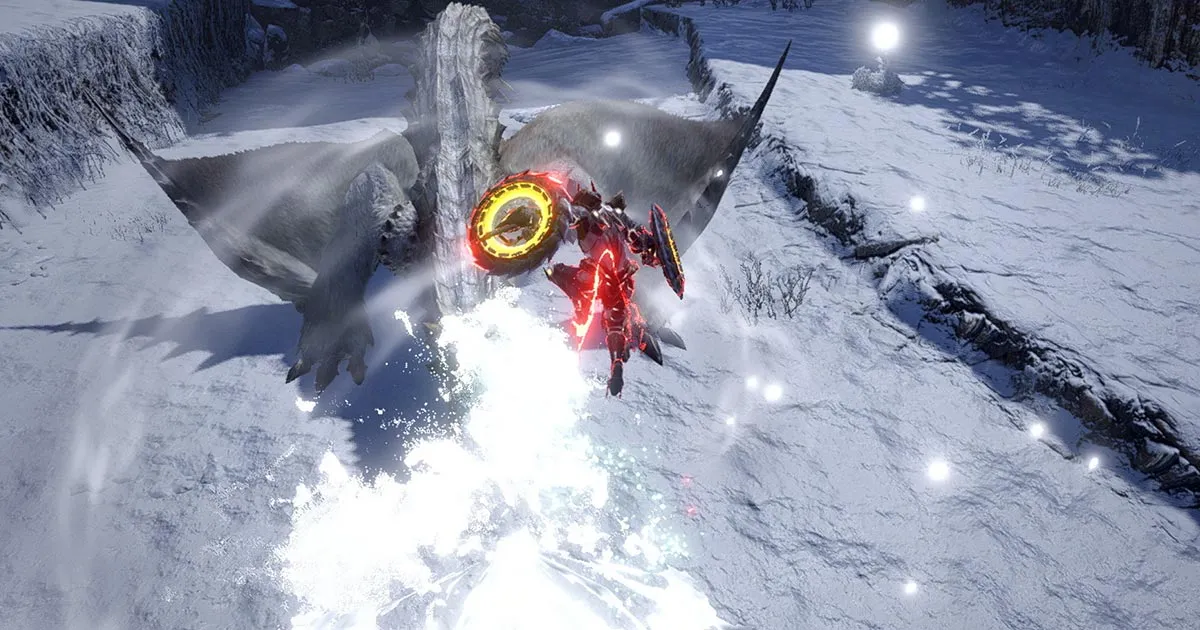 Monster Hunter Rise ปล่อยคลิปไฮไลท์ของอาวุธ ที่ดาบคู่สามารถวิ่งบนหลังมังกรได้