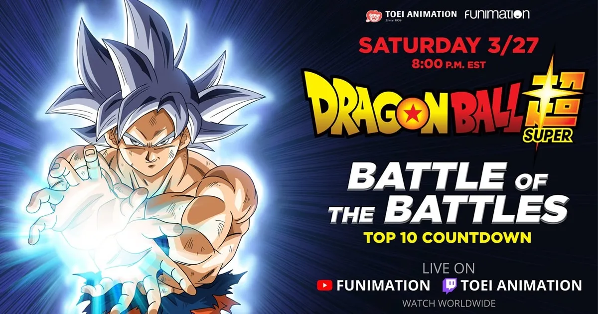 Dragon Ball Super เปิดตัวอีเวนต์ที่จะเผย 10 ฉากต่อสู้ที่มันส์ที่สุดของเรื่อง