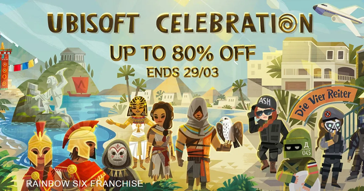 รีบสอย! เกมค่าย Ubisoft กำลังลดราคากว่า 80 เปอร์เซนต์บน Steam