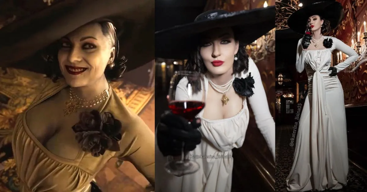 เหมือนสุดๆ! นางแบบรัสเซียคอสเพลย์เป็น Lady Dimitrescu จากเกม Resident Evil Village