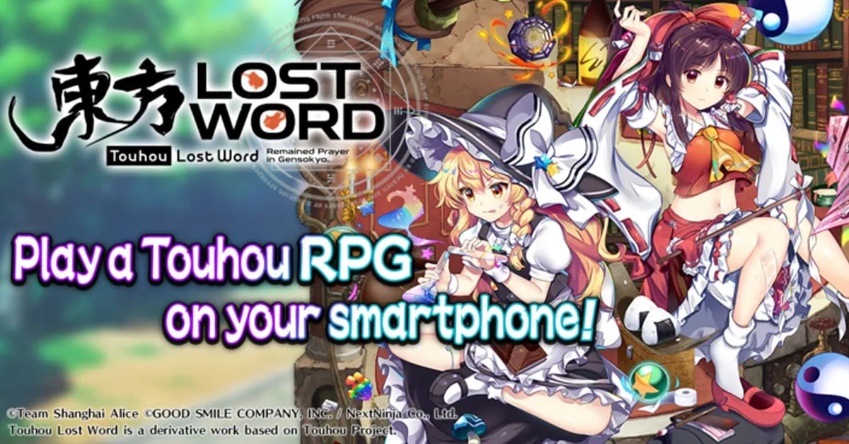 Touhou LostWord เวอร์ชั่นโกลบอล ยืนยันเตรียมเปิดให้บริการ 11 พฤษภาคมนี้!