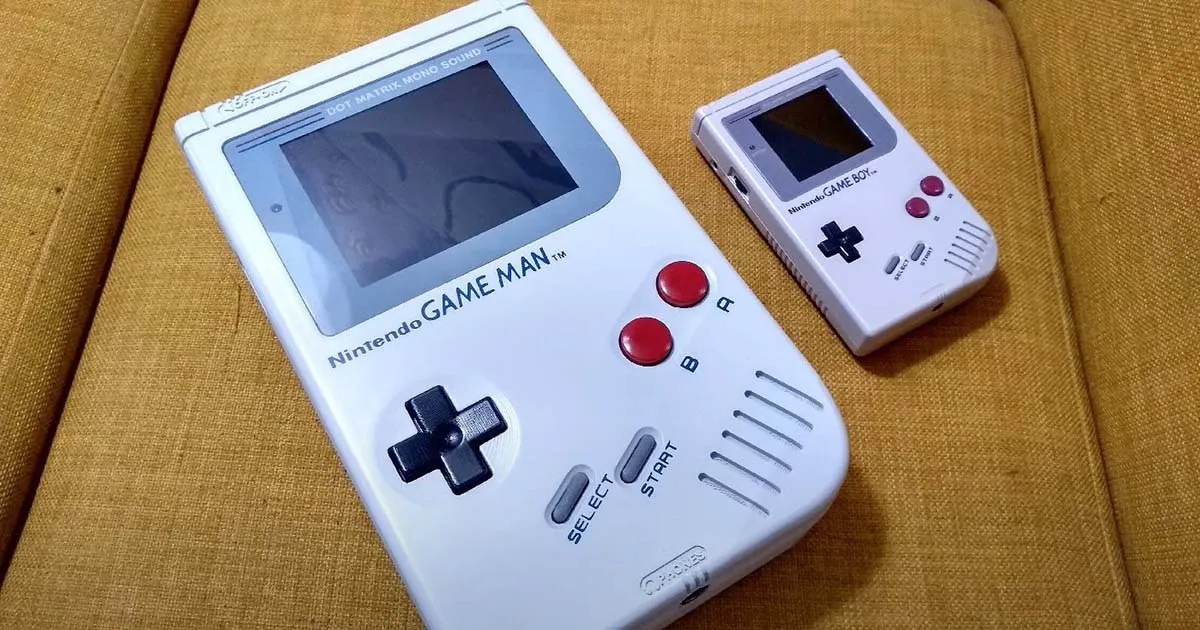 เกมเมอร์ต่างแดนทำเครื่อง Game Boy รุ่นแฟนเมดไซส์ยักษ์ ใช้ชื่อ "Game Man"