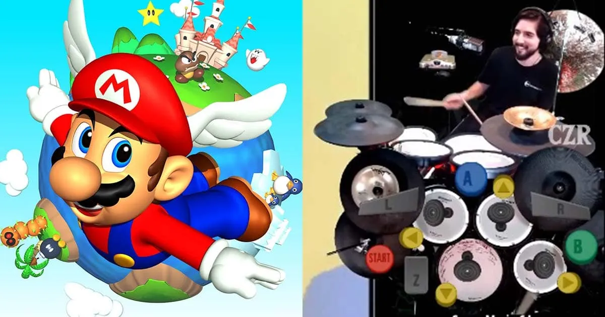 เกมเมอร์ต่างประเทศโชว์เทพ จบสปีดรันเกม Super Mario 64 โดยใช้จอยกลอง