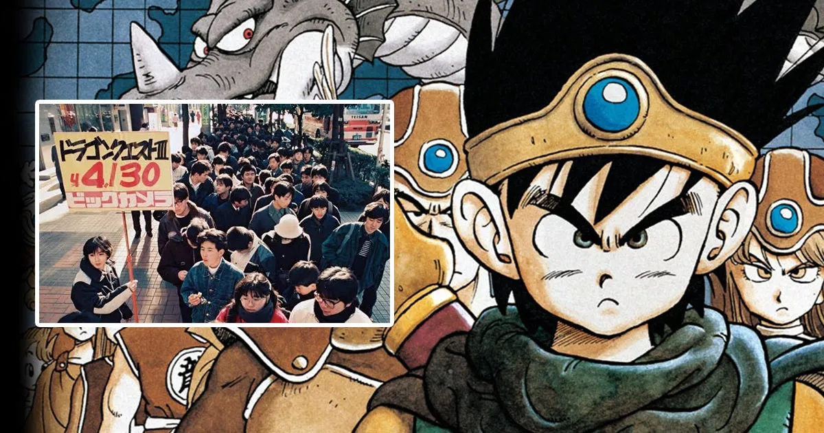 ชมภาพเก่ากับการต่อคิวซื้อเกม Dragon Quest III ในอดีตที่ไม่มีพ่อค้า Resell มาแย่ง