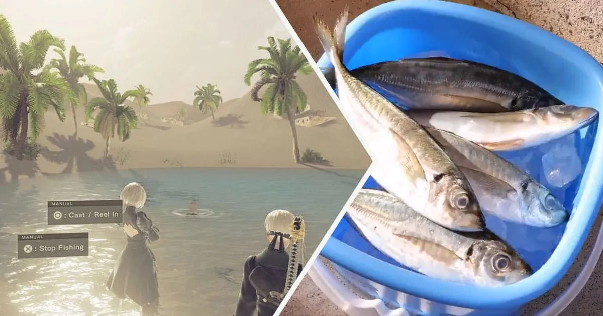 NieR: Automata ร่วมกับ Sony ปล่อยคลิปใช้ปลา Aji มาทำอาหาร