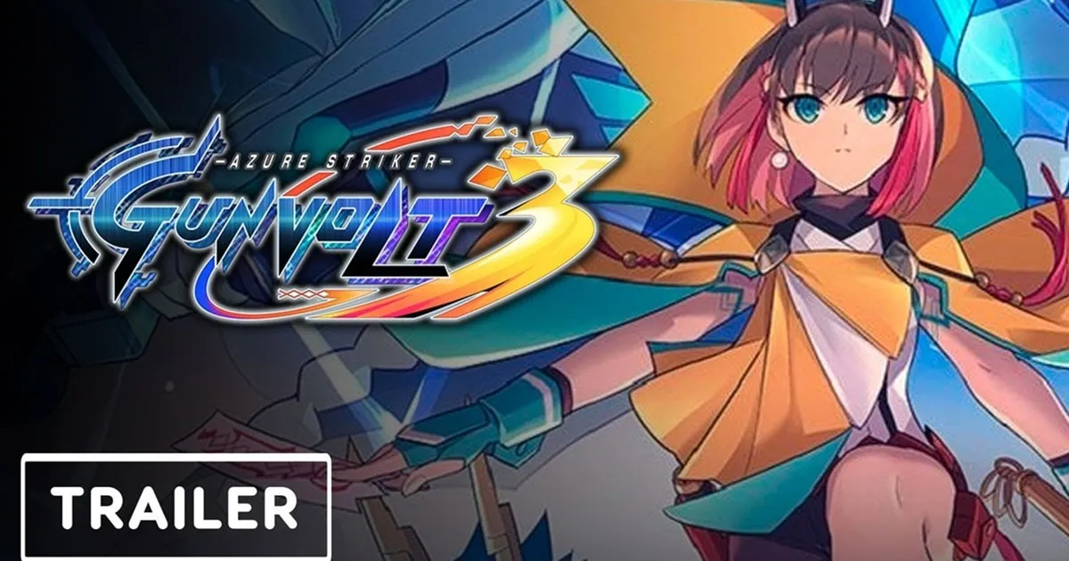 Azure Striker Gunvolt 3 ปล่อยคลิปเทรลเลอร์เกมเพลย์ตัวแรก!