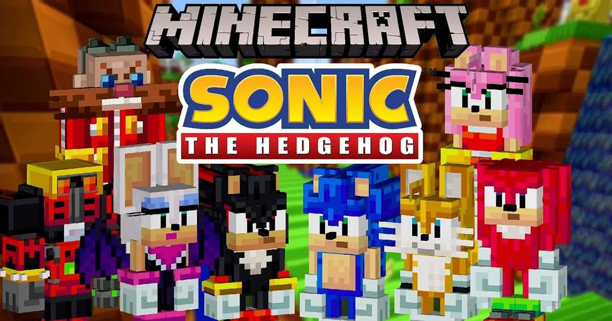 Sonic the Hedgehog โผล่เป็น DLC ของ Minecraft ฉลองซีรีส์ครบรอบ 30 ปี