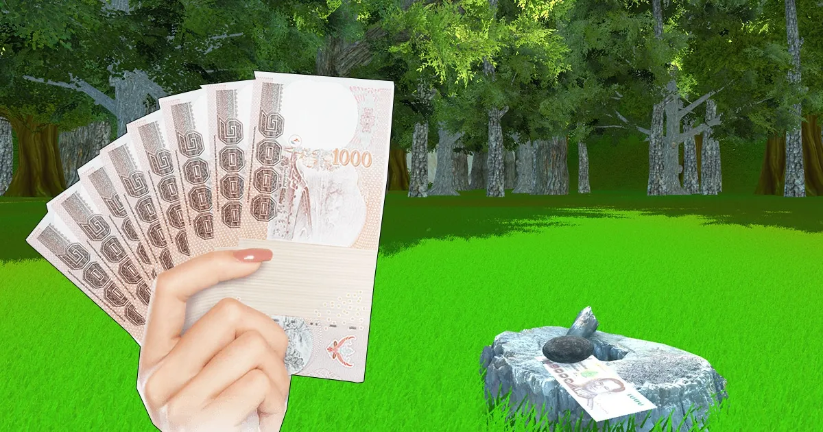 One thousand baht simulator เกมจำลองดูธนบัตรไทยใบละพันบาท กำลังลดราคาบน Steam