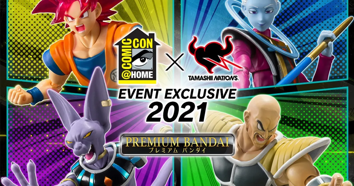 Dragon Ball เปิดตัวสินค้า S.H.Figuarts Exclusive ของงาน Comic-Con ประจำปี 2021!