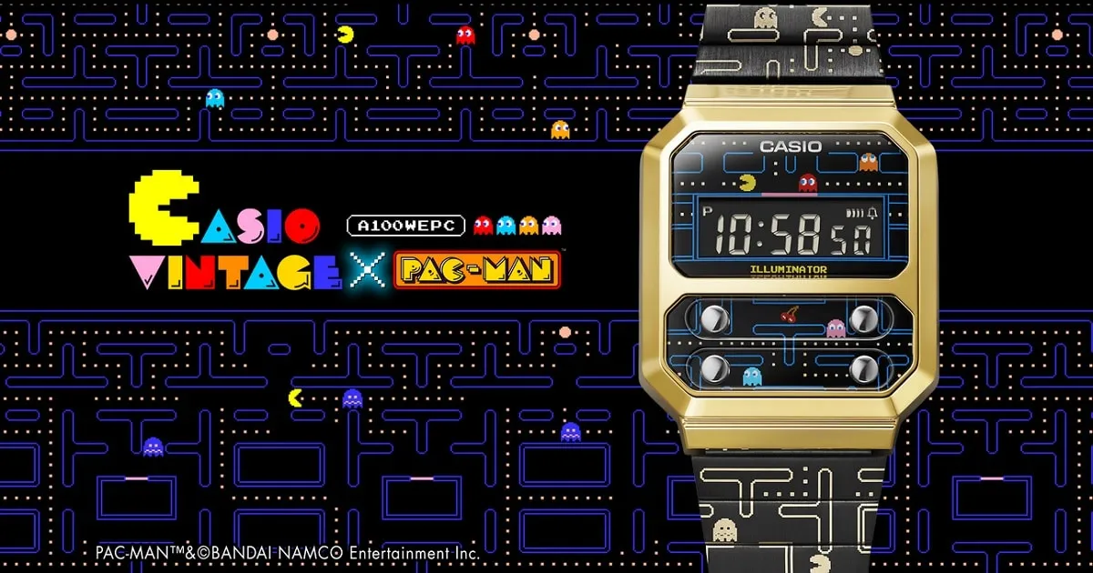 Casio X PAC-MAN ออกนาฬิกา Vintage สุดเก๋ มาให้เสียเงินกันอีกแล้ว