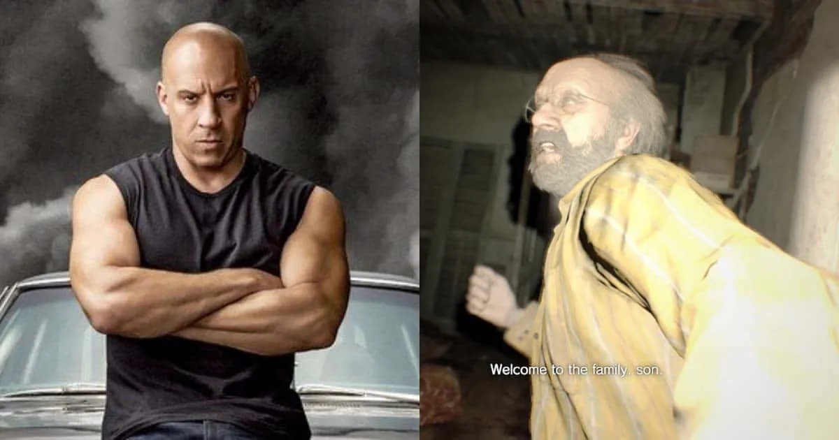 พลังแห่งแฟมิลี่! เมื่อมีม Vin Diesel ได้คืบคลานไปถึงเกม Resident Evil 7 แล้ว!