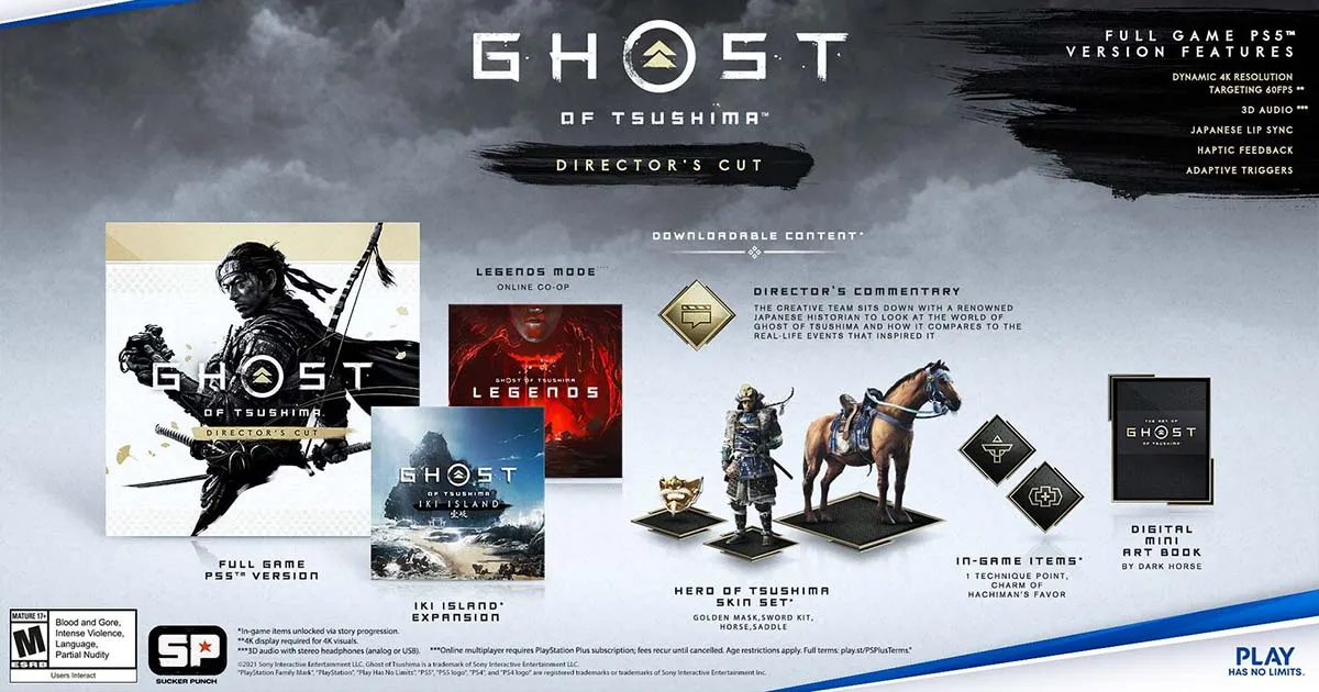 เปิดตัว Ghost of Tsushima Director's Cut พร้อมข้อมูลการอัปเกรดเกมทั้งหมด