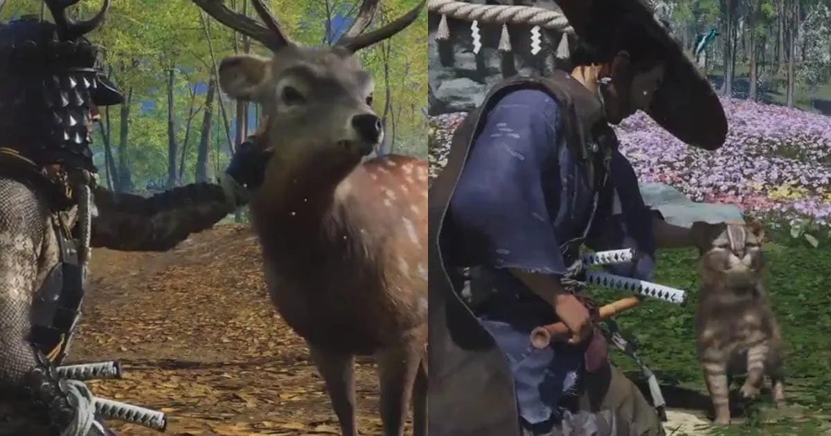 GOTY อยู่ไม่ไกล Ghost of Tsushima Director’s Cut ลูบหัวแมว, กวางและลิงได้