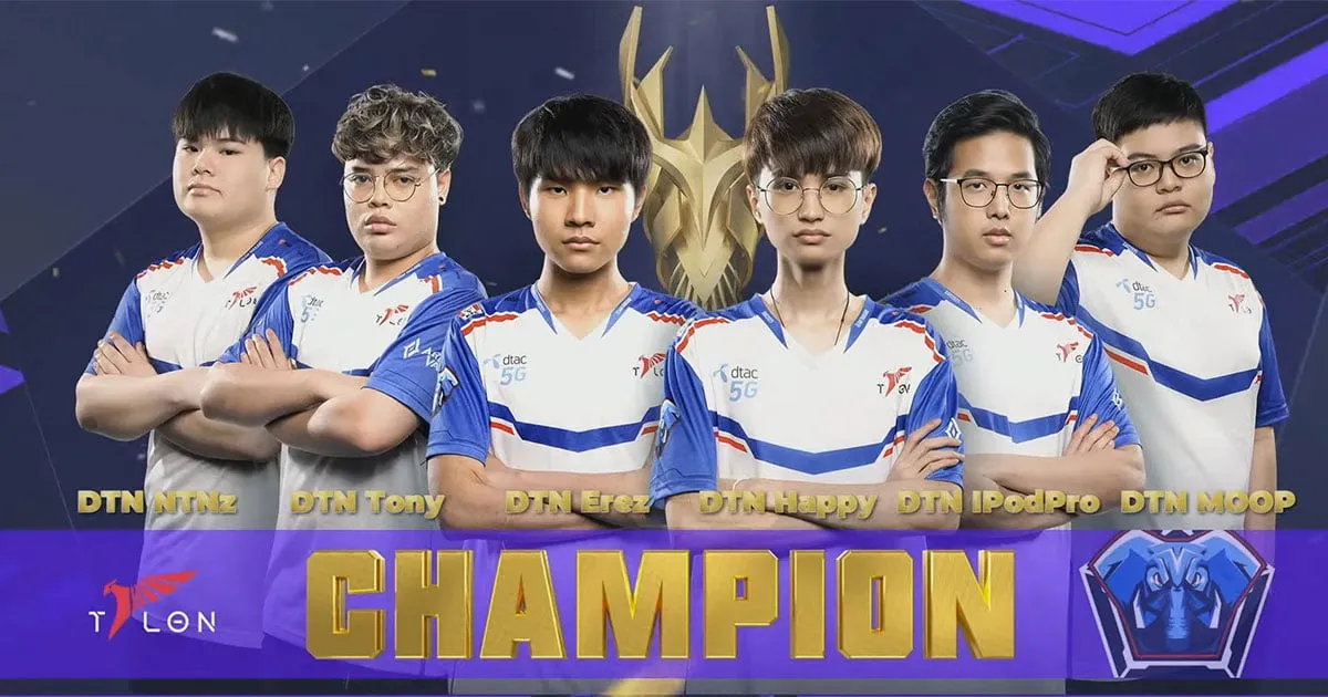 ทีมไทยทำได้ คว้าแชมป์โลก!! DTN ผงาด เป็นทีมแรกจากไทยที่คว้าแชมป์รายการ AWC
