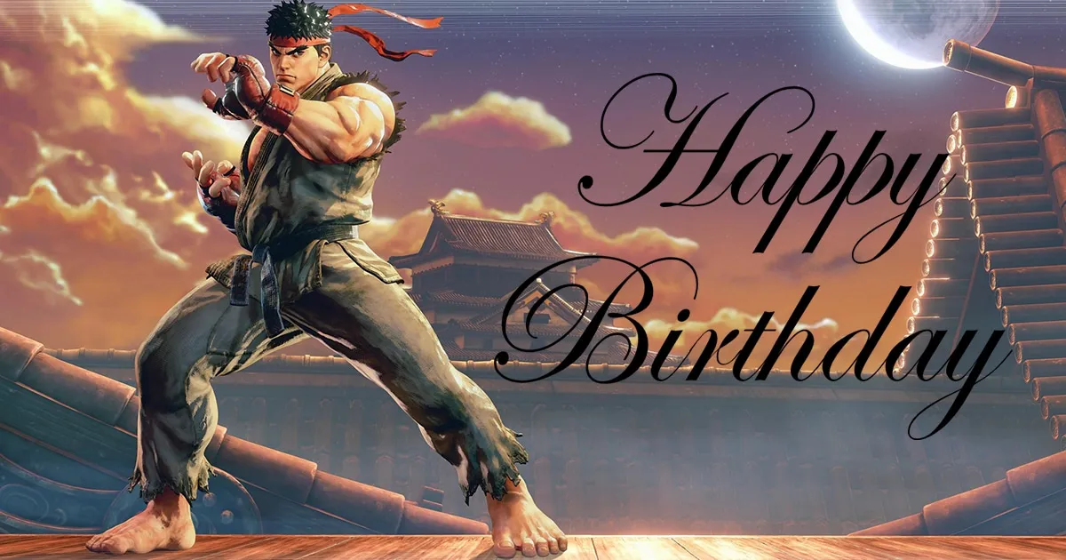 สุขสันต์วันเกิด! ริว ตัวละครจากเกม Street Fighter ยอดนักสู้ขวัญใจใครหลายๆ คน
