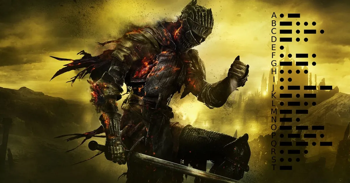 เหนือไปอีกขั้น! เมื่อสตรีมเมอร์โชว์เล่นเกม Dark Souls III ด้วยการกดรหัสมอร์ส