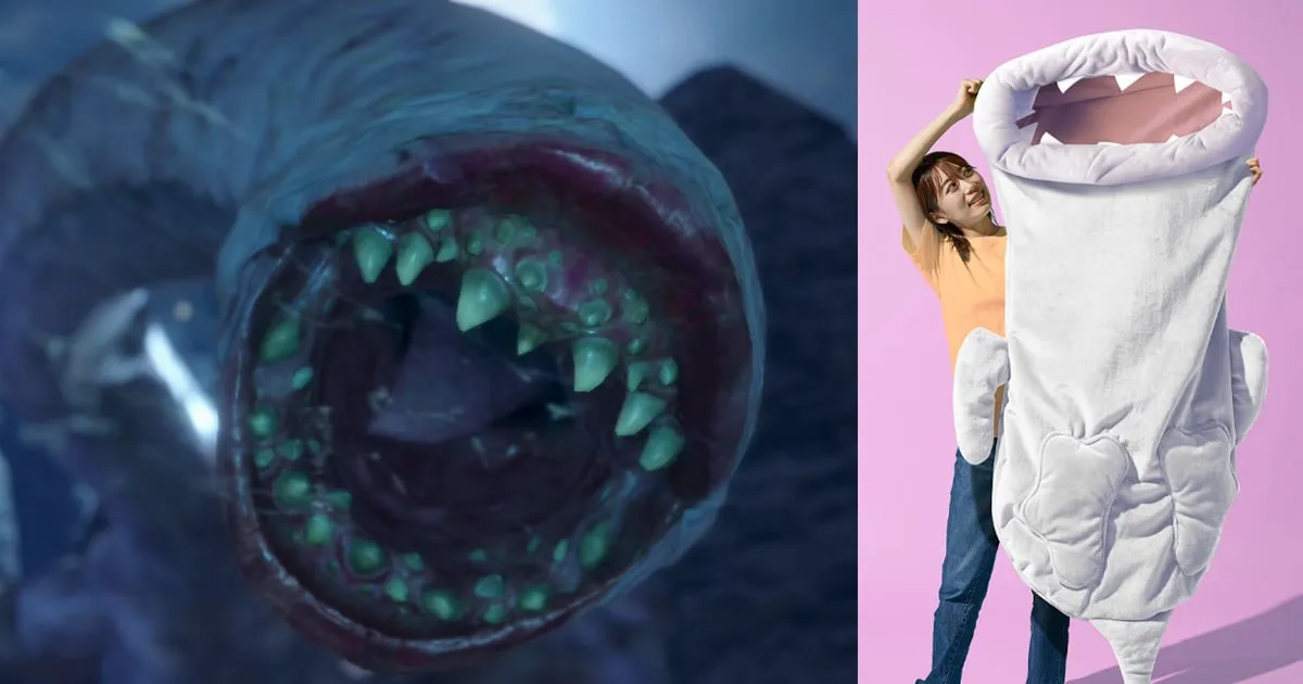 โดนง้าบไปทั้งตัว Monster Hunter ออกถุงนอนสุดแนวของแย้ Khezu