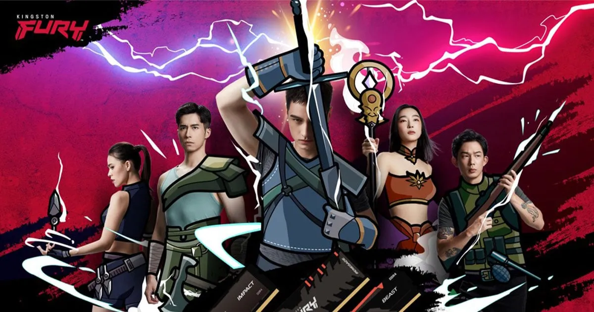 Kingston เปิดฉากปฏิวัติการเล่นเกมเผยกลุ่มผลิตภัณฑ์ใหม่ของ Kingston FURY