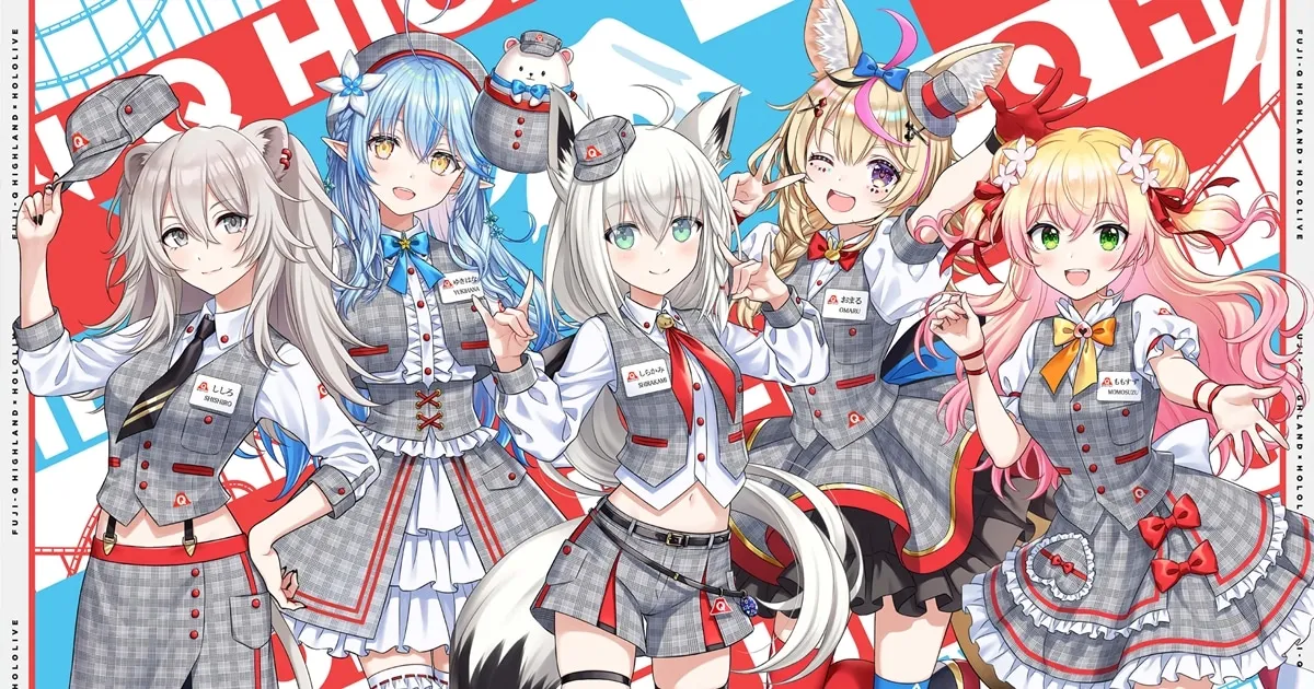 hololive x Fuji-Q Highland ออกโปรเจกต์โคลาโบ เมื่อสาวๆ Vtuber มาโผล่ในสวนสนุก
