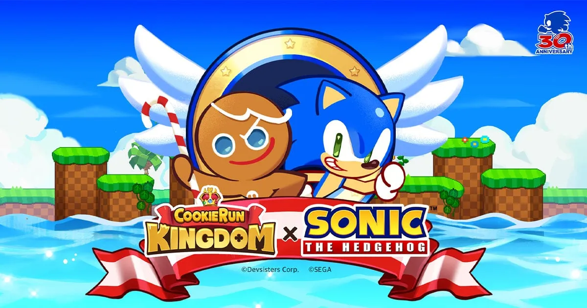 Cookie Run: Kingdom × โซนิค เดอะ เฮดจ์ฮ็อก การพบกันของเหล่าคุกกี้และ “โซนิค” ผู้ครองความเร็วระดับโลก!