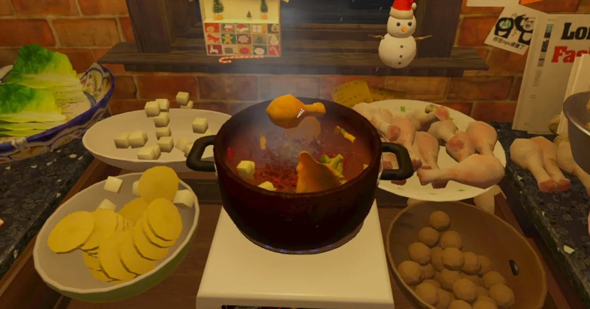 Hot Pot For One เกมจำลองทำชาบูในค่ำคืนคริสมาสต์ที่เปลี่ยวเหงาของคนเศร้าใจ