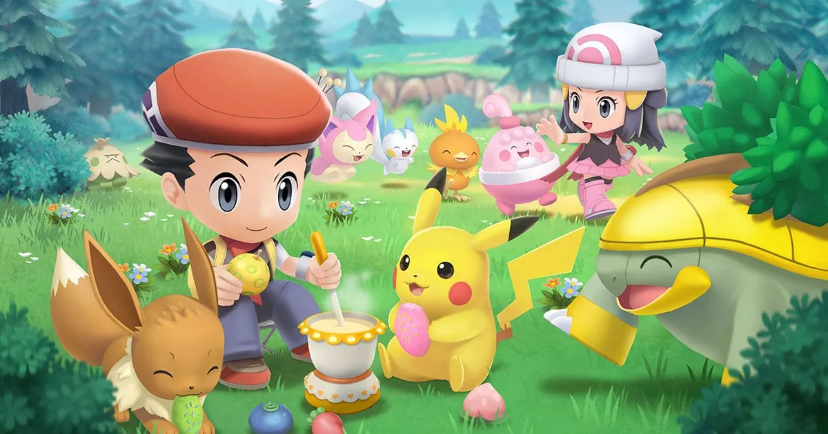 Pokemon Brilliant Diamond และ Pokemon Shining Pearl นำเสนอข้อมูลล่าสุดเกี่ยวกับ Poketch, Amity Square