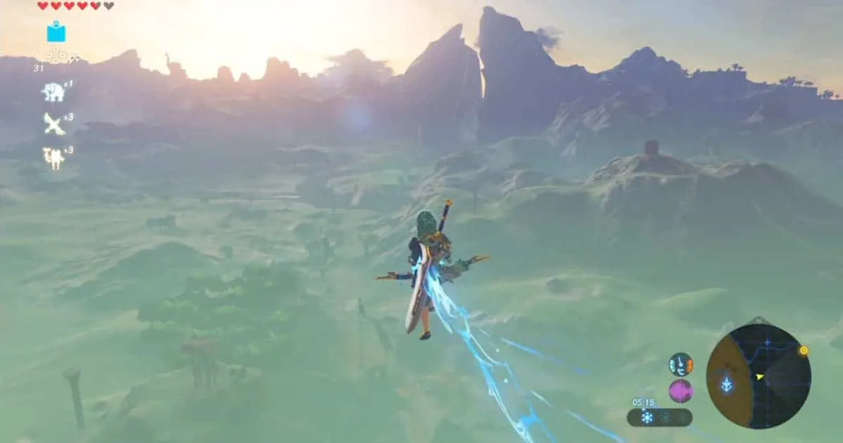 ชาวเน็ตพบบั๊กเทพใน Zelda: Breath of the Wild ที่ทำให้ร่อนบนฟ้าได้ไกลดั่งใจนึก
