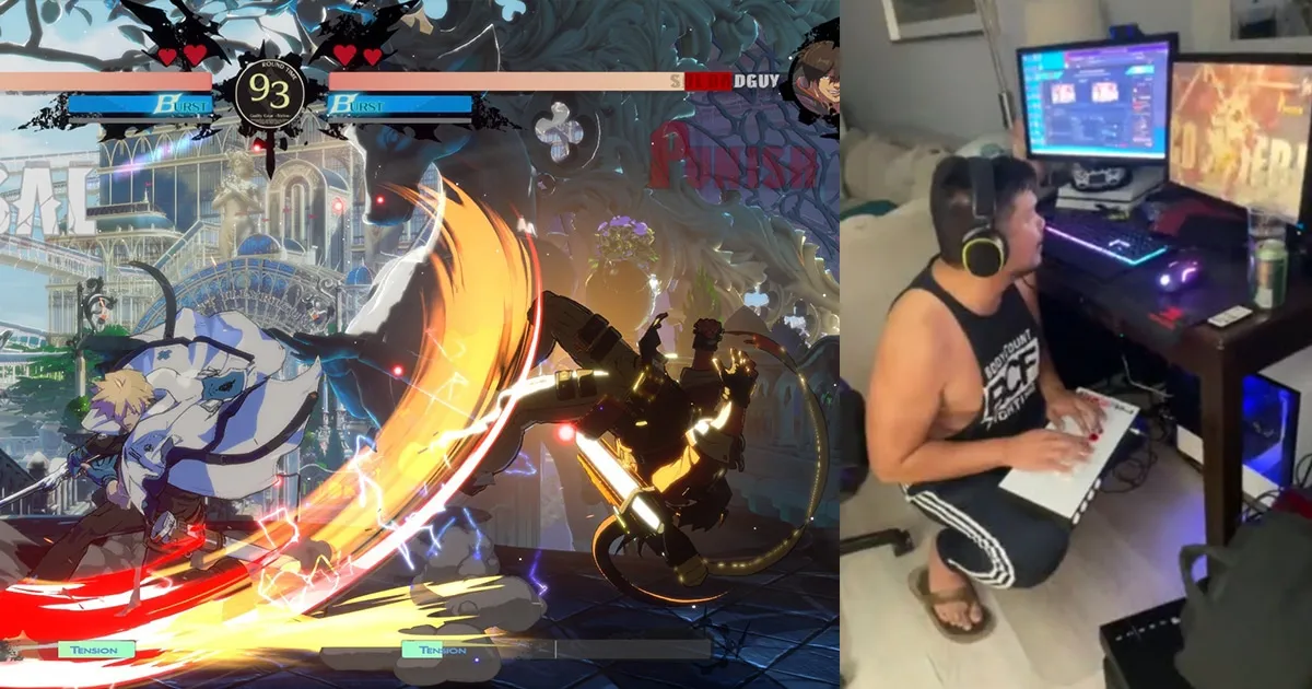 เกมเมอร์หนุ่มแข่ง Guilty Gear ในขณะที่ตัวเองเผชิญเหตุการณ์แผ่นดินไหว สุดท้ายชนะซะงั้น!