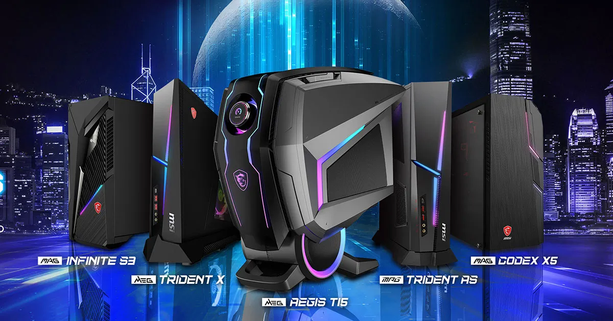 MSI เอาใจคอเกม เปิดตัวเกมมิ่งมอนิเตอร์และเกมมิ่งเดสก์ท็อปรุ่นใหม่ ยกระดับประสบการณ์การเล่นเกมที่สมบูรณ์แบบ