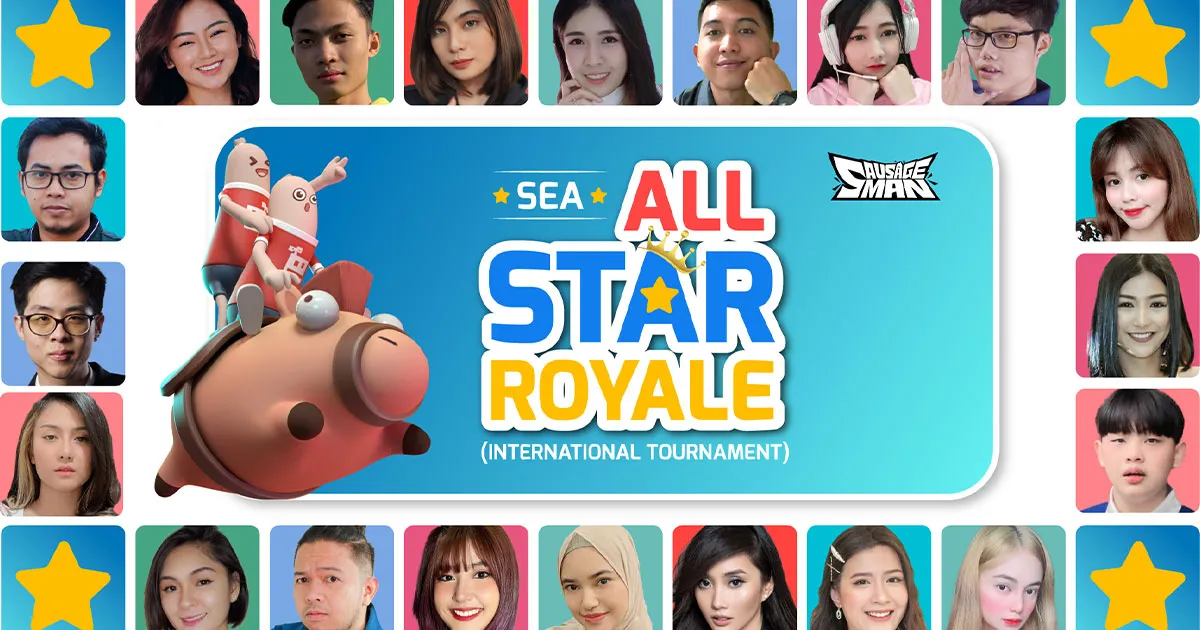 เปิดศึกซุปเปอร์สตาร์ระดับภูมิภาคกับรายการ Sausage Man All Star Royale