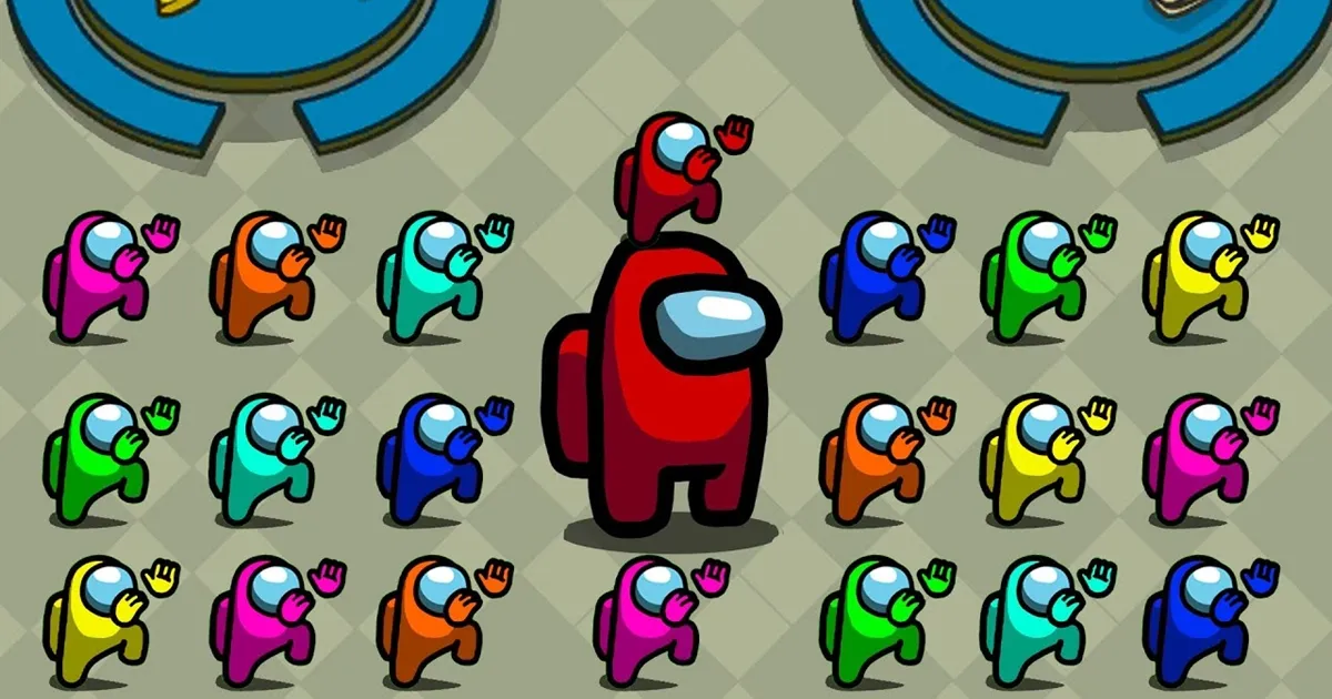 Crewmate เท้าไฟ !? ชาวทวิตเจอคนใส่ชุดคอสเพลย์จาก Among Us เล่นเกมเต้นอยู่กลางห้าง