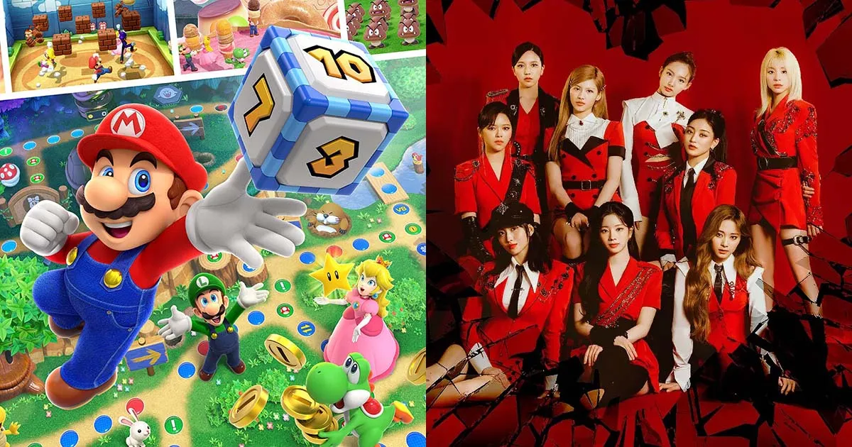 TWICE เกิร์ลกรุ๊ปเกาหลี ออกโฆษณา Mario Party Superstar เอาใจคอเกมปาร์ตี้