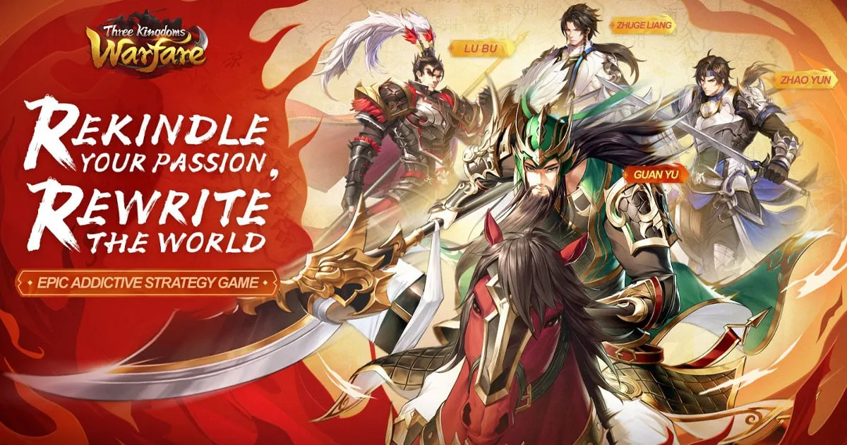 เตรียมลุยโซน SEA! Three Kingdoms: Warfare เปิดให้ลงทะเบียนล่วงหน้าแล้ว!