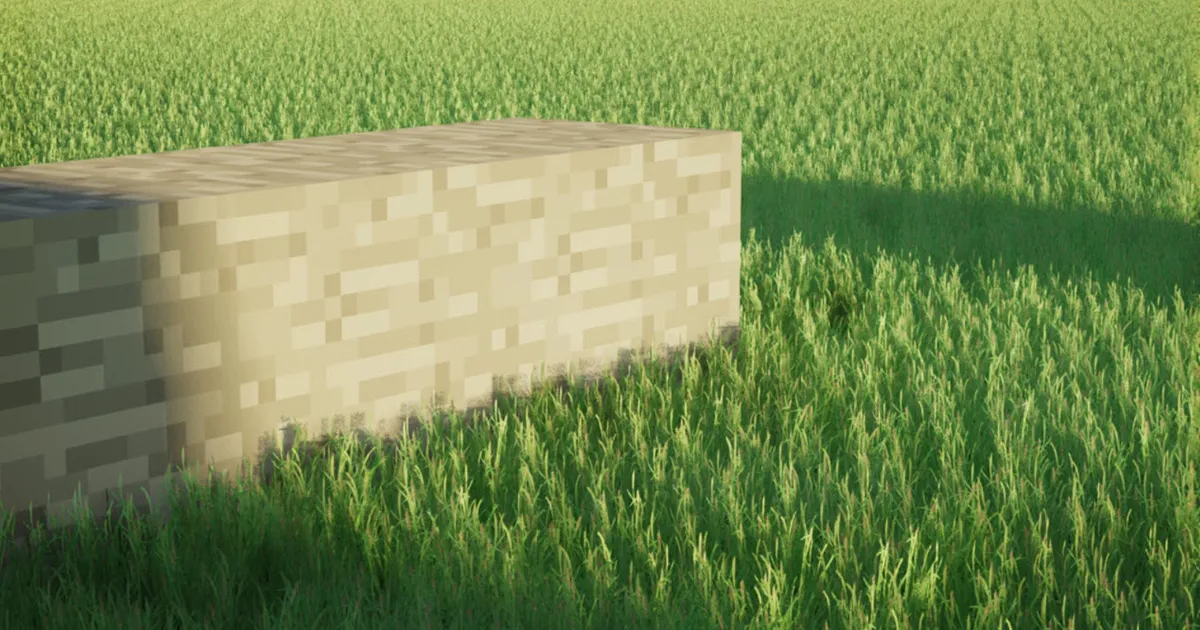 โหลดเลย! ม็อดใหม่จาก Minecraft ที่ทำให้หญ้าภายในเกมนั้นสมจริงสุดๆ