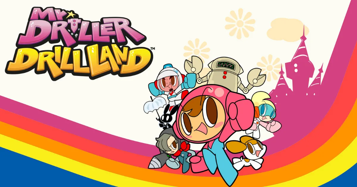 Mr. DRILLER DrillLand เกมพัซเซิลรุ่นเก๋าจาก Bandai เริ่มขายบนคอนโซลฝั่งตะวันตกแล้ววันนี้