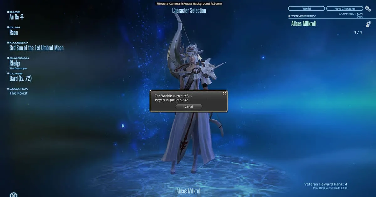 Final Fantasy XIV อัปแพตช์ใหม่ ล็อคอินยากตามคาด แถมคิว 6,000+