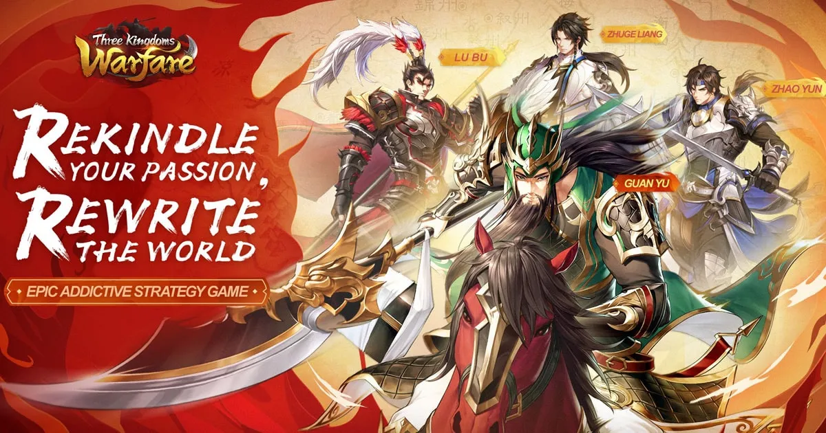 สงครามสุดเดือดกำลังจะเริ่มขึ้น Three Kingdoms: Warfare เปิดให้บริการแล้วในบางประเทศ!